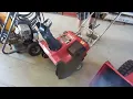 Toro CCR 2000E 2-Stroke Snow Thrower Electric Start NarhiAuctions com