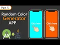 random color generator in android studio how to create random color in android studio Dsacoder