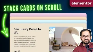 Stack Card Scroll Effect - FREE Elementor