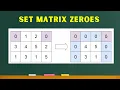 Set Matrix Zeroes Leetcode 73 Brute-Better-Optimal C