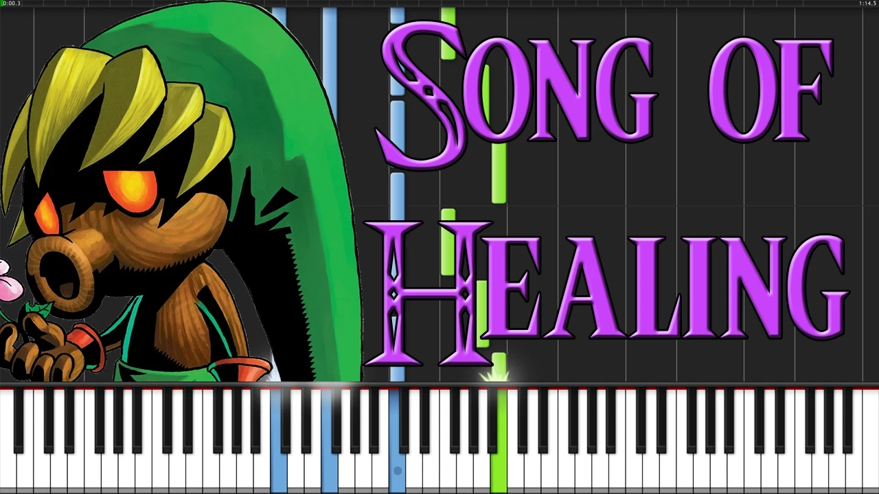 Song of Healing - The Legend of Zelda: Majora's Mask [Piano Tutorial] (Synthesia)