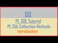 Tutorial 60 PL SQL Collection Methods Introduction