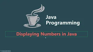 Displaying Numbers in Java