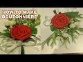 DIY BASIC BOUTONNIERE SUPER SIMPLE It s Me Gems