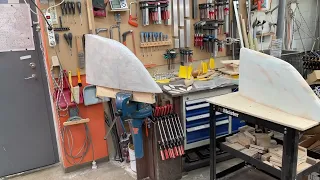 18 june 2022. Start of tthe new pattern for the bronze keel.