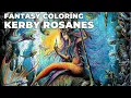 Little Mermaid Coloring Page - Kerby Rosanes Dark Fairytales