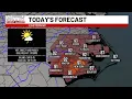 Hot muggy Tuesday Heavy rain moving in Wednesday night