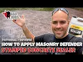 REVITALIZE YOUR STAMPED PATIO Masonry Defender Stamped Concrete Sealer Tutorial Review
