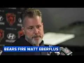 Matt Eberflus issues statement after head coach fired by Chicago Bears mid-season