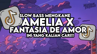 dj amelia x fantasia de amor mashup slow bass santuy style trabas viral tiktok 2025