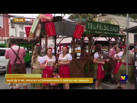 Oktoberfest Blumenau: evento bate recorde de público com 56 mil pessoas