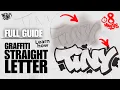 Graffiti Straight Letters Made EASY Learn How To Create Your First In 8 Minutes
