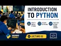 Introduction to Python Programming Lecture 2 Installation History Python Full Course