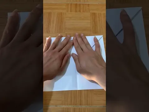 How to fold a paper airplane that flies higher than a hot air balloon, like in this viral #shorts