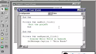 Learn Visual Basic 6 Part5 Writing Code