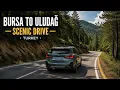 Bursa to Uludag Mountain Road 4k Science Drive in Turkey