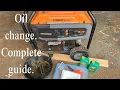 Step by step guide for Generac generator oil change