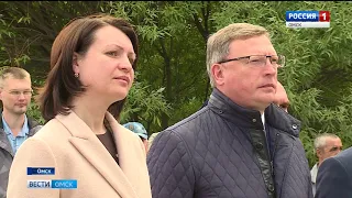В Омске сегодня открыли после реконструкции сквер ветеранов авиации «Крылатое братство»