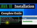 How to Install Java JDK-18 on Windows 2022 Update JAVA - HOME Step by step guide
