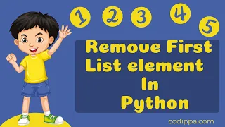 Python - remove first list element Removing list elements by index in python