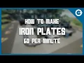 How To Make 60 Iron Plates Per Minute In The Early Game Satisfactory