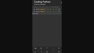 Multiplication in python