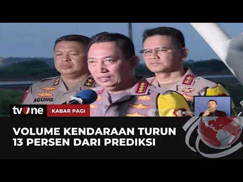 Kapolri Ungkap Volume Kendaraan Arus Balik Menurun