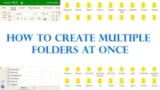 How to create multiple folders at once AppsTube AponRahman