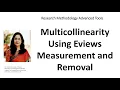 Multicollinearity Using EViews Measurement and Removal regression multicollinearity eviews