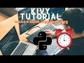 Make a gui clock In python Kivy