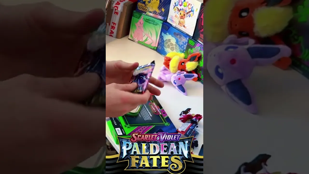 Trading card opening