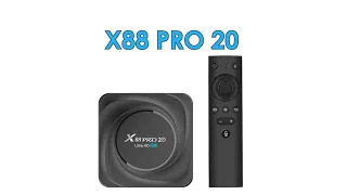 X88 PRO 20 Android TV-Box con SoC RK3566