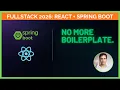 React Spring Boot Clean State with TanStack Query