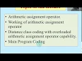 OOP Lecture-14 Arithemetic Assignment Operator Overloading By CRD