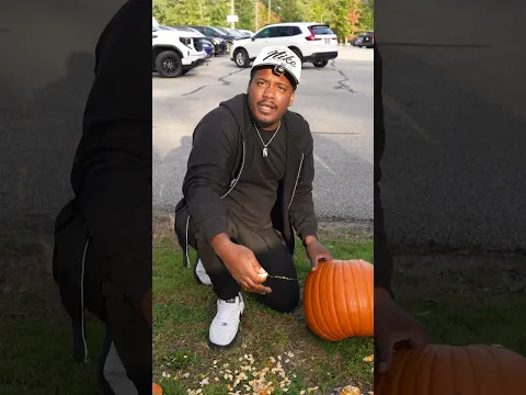 Taking my Black Friend to carve a pumpkin