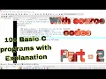 learn C Programming for beginners First 10 C programs with EXPLANATION PART - 2