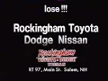 Rockingham Toyota Dodge Nissan Salem NH commercial March 1997 - March Madness Sale
