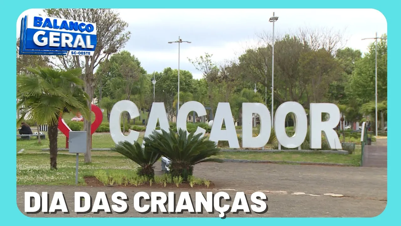 Evento em comemoração ao dia das crianças será amanhã no parque central de Caçador