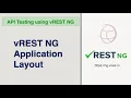 API Testing - vREST NG Application Layout