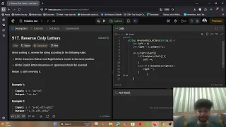LeetCode 917 Reverse Only Letters C Solution
