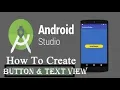 Creating a Button and Text view Android Cafe Android Studio