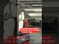 Cleaning our indoor gun range helps prevent range fires