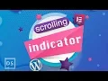 How to add Reading Progress Indicator in WordPress using Elementor
