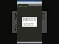 Merge Sort in Python