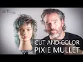 How to Cut and Color a Pixie Mullet