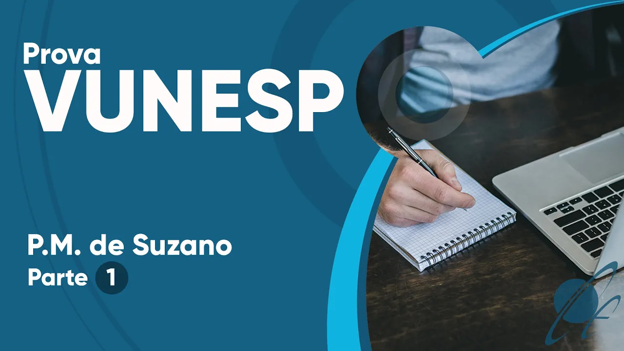 PROVA VUNESP 2019 - Prefeitura de Suzano (Nível Superior)