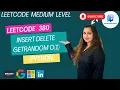 Leetcode 380 Insert Delete GetRandom O 1 - Python Interviews