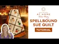 Halloween Inspired Quilt Spellbound Sue Quilt with Misty