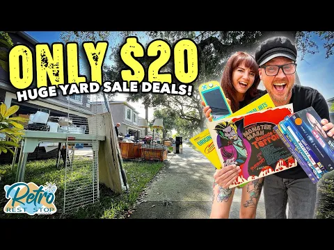 Download MP3 RRS | Thrifting A Community Yard Sale For Amazing Deals On Movies, Records, Video Games, \u0026 More