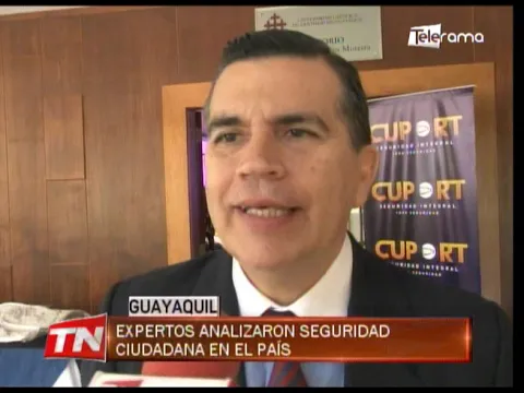 Expertos analizaron seguridad ciudadana en el país